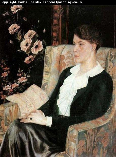 Pavel Filonov Portrait of E. N. Glebova
